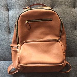 Brown backpack